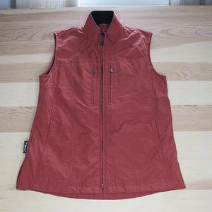Scottevest Womens Medium Orange Vest TEC Utility Multi Pockets Outdoors